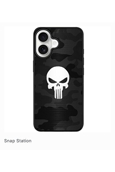 SNAPSTATIONRO Husa de protectie, MagSafe, iPhone 17 - PUNISHER