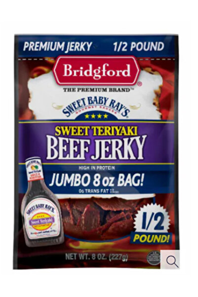 Sweet Baby Ray S Bridgford Sweet Baby Ray's Sweet Terıyakı Beef Jerky Kurutul...