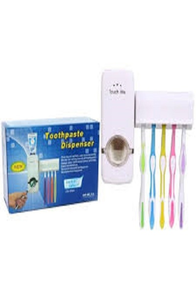 Generic اسم هذا المنتج هو Touch Me Automatic Toothpaste Dispenser (موزع معجون...