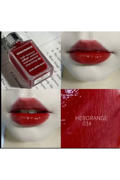 herorange Gül Kurusu Ton Dudak Parlatıcısı Lip Gloss – Parlak Nemlendirici Ca...