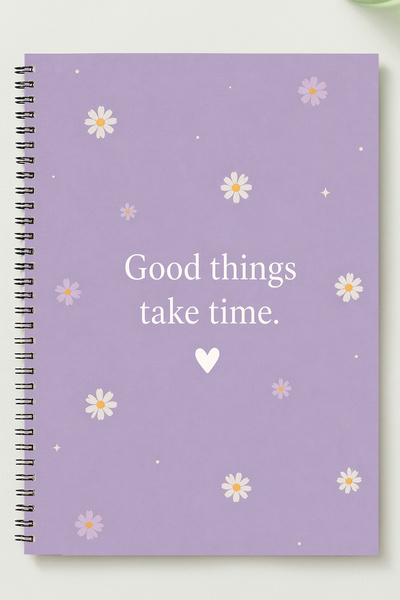 BLACKONECLASS Special Design Themed A5 Metal Spiral Bound Unlined Cardboard C...