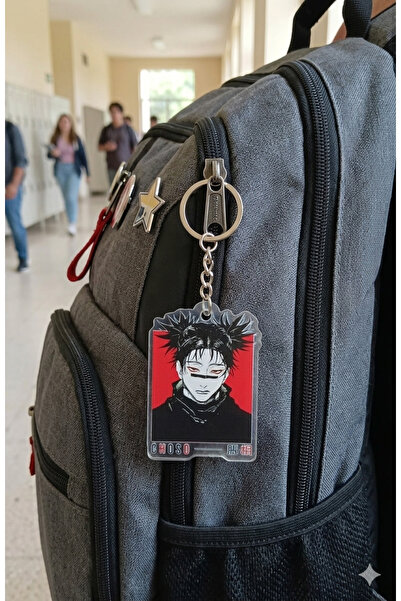 OWLBAG COMPANY Owl Bag Jujutsu Kaisen - Choso Patterned Acrylic Keychain Bag ...
