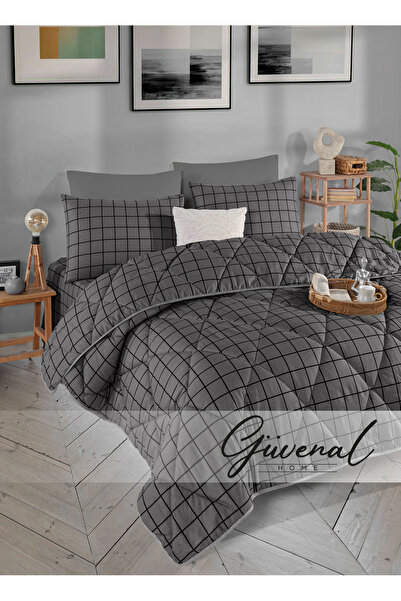 Güvenal Σετ υπνοδωματίου Mercy με σχέδια, πάπλωμα Ranforce με διπλό ελαστικό ...