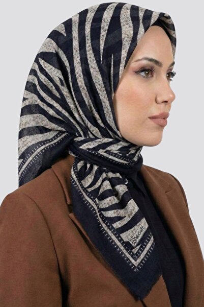 hadiora وشاح نسائي منقوش بنمط الفهد 6523