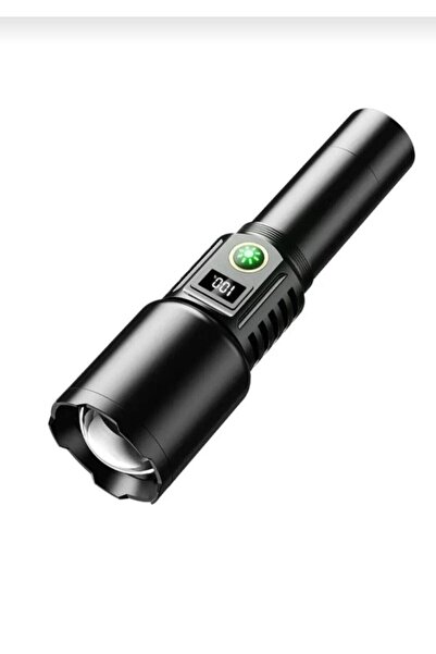 Geseus Projektör Fener Polis Feneri Powerbank 2000 Mah Batarya 30 Wat 2000 Lü...