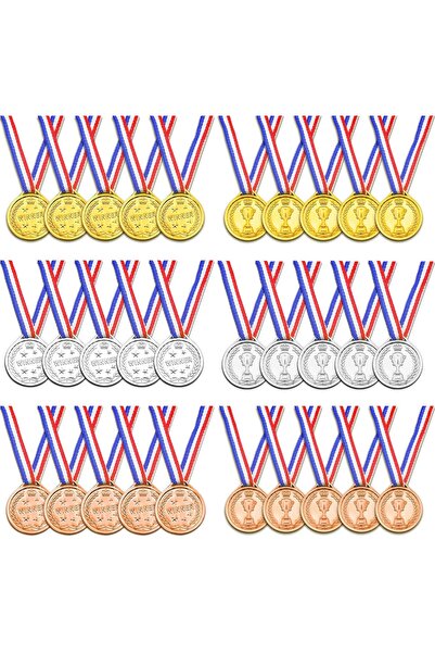 Brelet 30 Ολυμπιακά Μετάλλια, Μετάλλια για Παιδιά, για Ποδόσφαιρο, Γενέθλια, ...