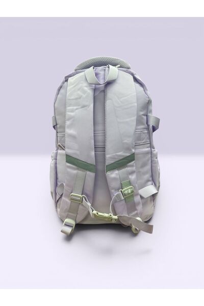 Relaxion Ergonomic Large Size Multi-Compartment Spine-Supporting Middle School High School Daily Travel Backpack 9047