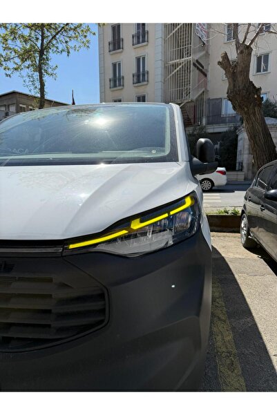 CUSTOM Ford Transit 2023-25 Gündüz Led Sticker Koyu Sarı