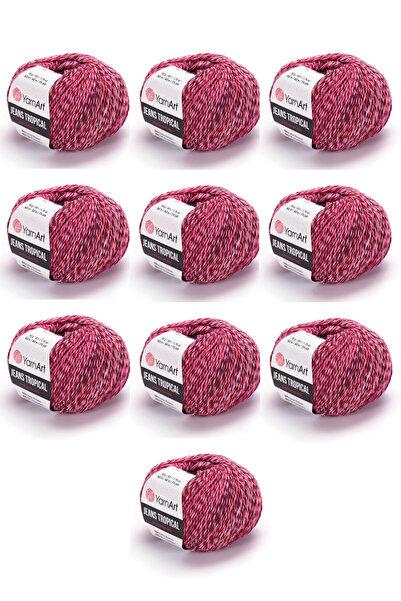 Yarnart Νήμα Πλεξίματος Τροπικό Τζιν 10 Τεμάχια (615) Λεπτό Νήμα Πλεξίματος Α...