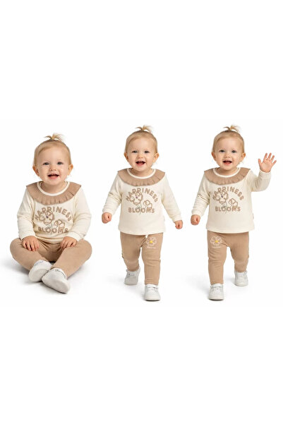 Generic Brand 6/24 Month Ribbed Combed Cotton Baby Set with Tights