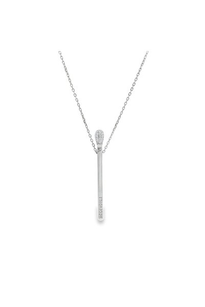 Bijuteria SORELLY Ασημένια αλυσίδα από σπιρτόκαρβους