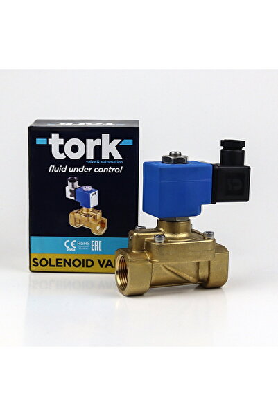 TORK 3/4" Selenoid Vana - Normalde Kapalı (N.K.) Su, Hava ve Gaz Kontrol Valf...