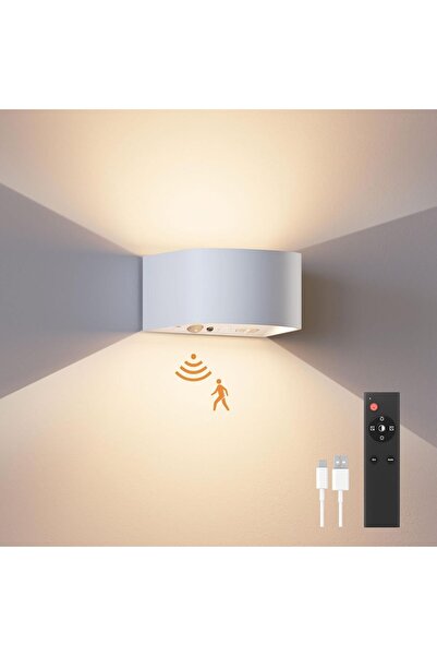 FULEN Φωτιστικά Τοίχου LED Εσωτερικού Χώρου με Αισθητήρα Κίνησης, Τηλεχειριστ...