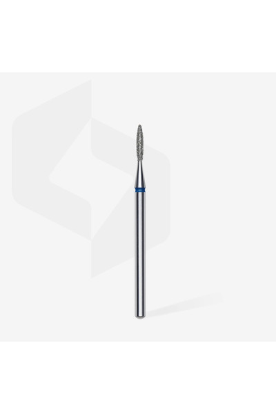 staleks pro Diamond Nail Drill Bit Pointed Flame Blue Expert Head Diameter 1....