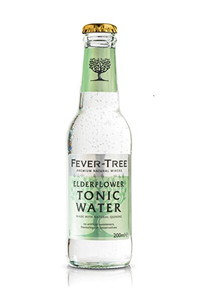 Fever Tree مياه تونيك إلدر فلاور 200 مل × 24 زجاجة