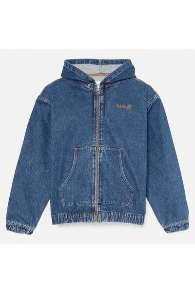 Timberland Denim Full Zip Hooded Bomber Tb0A5N64Aby1
