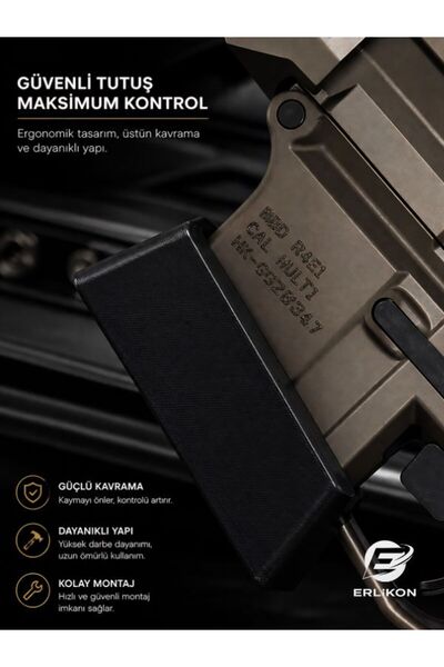 ERLİKON Strike Magwell (AR-15 Uyumlu) - Siyah