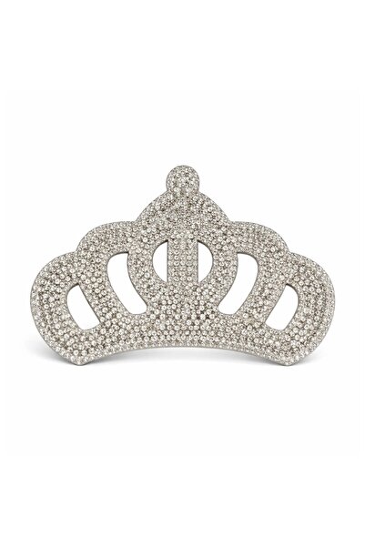 bidoluhobi Κορώνα Βασίλισσας με Κρυστάλλινες Πέτρες Συγκολλημένες Μεγάλες