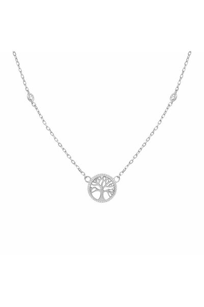 Bijuteria SORELLY Ασημένιο κολιέ Δέντρο της Ζωής