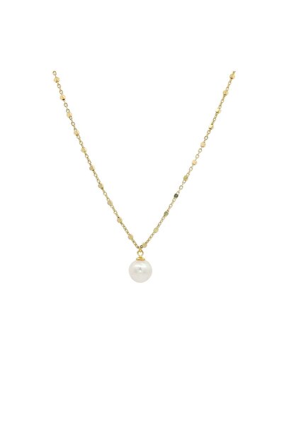 Bijuteria SORELLY Επιχρυσωμένη αλυσίδα από ασήμι 925 με μαργαριτάρι