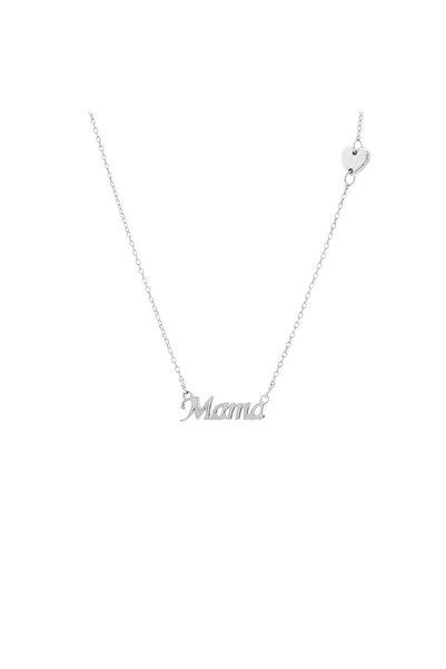 Bijuteria SORELLY Ασημένιο κολιέ: Μητέρα και Καρδιά