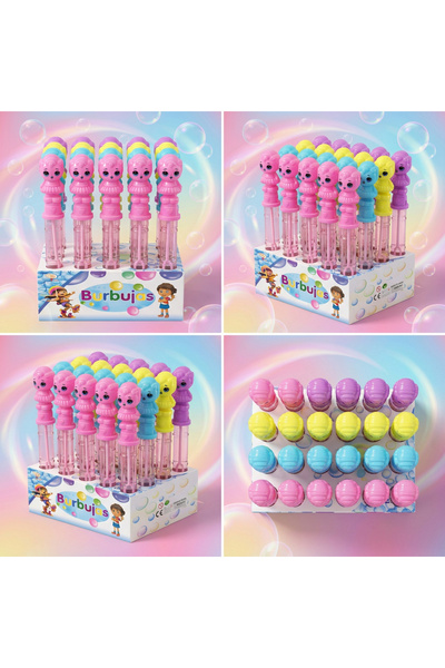 FLORI SI CADOURI SRL Jucărie păpușă cu bule de săpun, 26 cm, set 24 bucăți, en-gros
