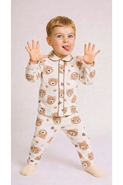 BUUFUU Children's Baby Long Sleeve Cotton Animal Patterned Set for 0-3 Years Old
