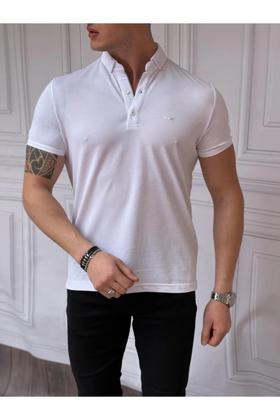 MODEFENDİ Μπλουζάκι Mercerized Polo Collar Slimfit