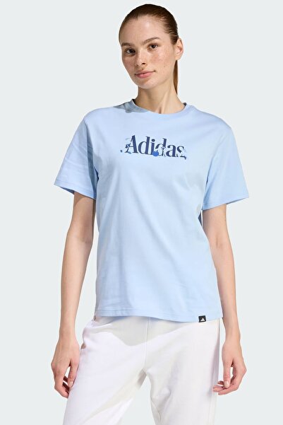 adidas Tricou sportiv moale cu imprimeu grafic pentru femei