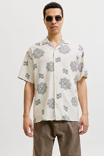 Jack & Jones Ανδρικό πουκάμισο με κοντό μανίκι και γιακά Resort - Alfredo