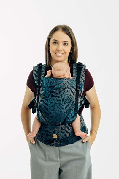 LennyLamb LennyUpgrade Pro - Rainforest Nocturnal, Marsupiu ergonomic (bumbac...