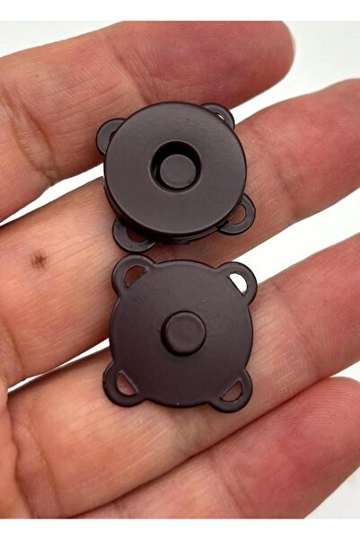 angel çanta aksesuar Σκούρο καφέ μαγνητικό κουμπί που υποδέχεται επιδιόρθωση