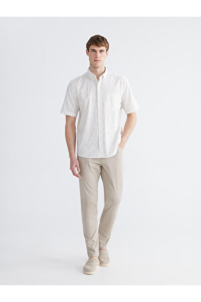 LC Waikiki Nevavm Slim Fit Gabardine Men's Chino Pants with a Difference