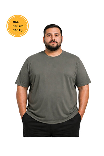 Yassino Premium Large Size Oversize Men's T-Shirt Oysho Fabric