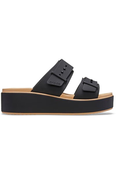 Crocs Γυναικείες Παντόφλες Brooklyn Buckle Matte Wrap με Χαμηλή Πλατφόρμα 212...