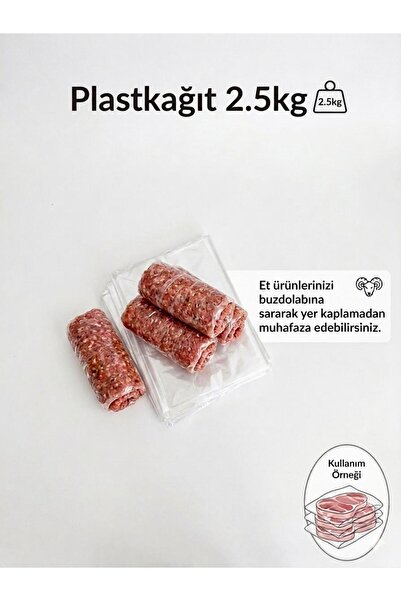 Plastkağıt Et Ürünleri Sarma Poşeti 2,5KG