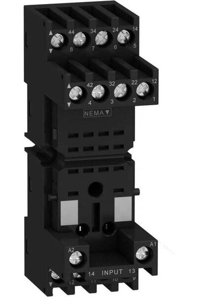 OEMS Schneider relay base 250 volts 10 amps