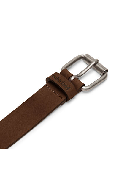 Timberland 35mm nubuck belt with vertical cuts TB0A5MRS2421