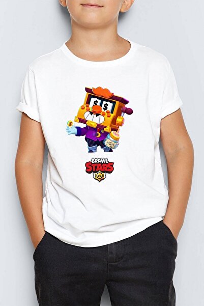 Morinna Tricou pentru copii cu imprimeu Brawl Stars Griff Mr-2