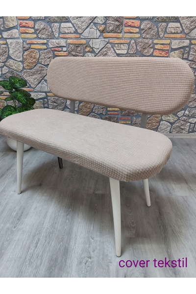 COVER TEKSTİL Bench Puf Kılıfı bank puf kılıfı 100x40 yan kalınlığı 10 cm