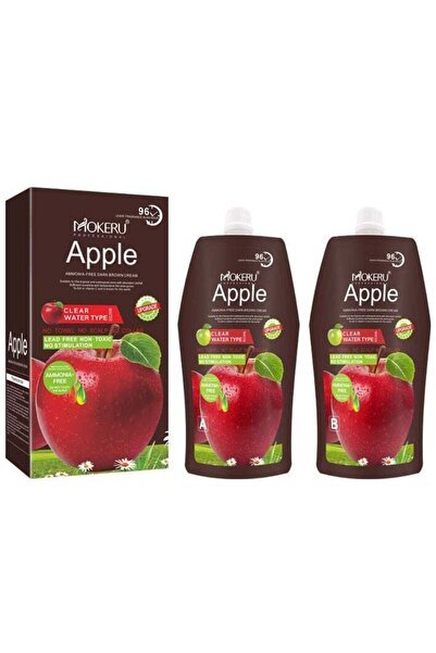 Mokeru Professional 96 Apple Ammonia Free Hair Color Cream, Brown, 500ml+500ml