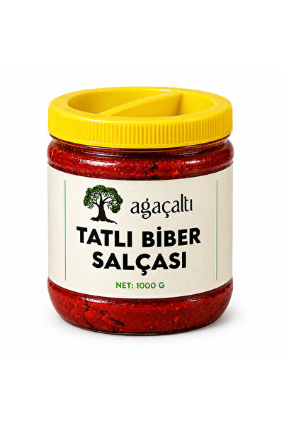 Ağaçaltı Tatlı Biber Salçası 1000 Gr, Katkısız, Ev Tipi, Doğal, Yöresel, Kahv...