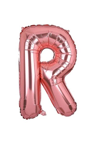 eğlencemarketi Rose Gold 100 CM Büyük Boy Harf Balon Doğum Günü Yaş Parti Bal...