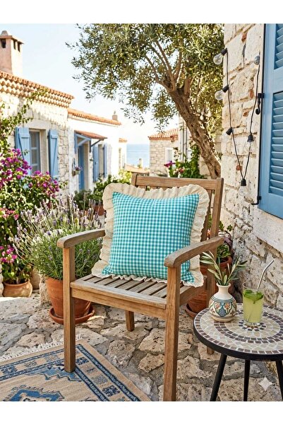 hobizer tekstil Διακοσμητικό μαξιλάρι με βολάν 40x50 εκ.