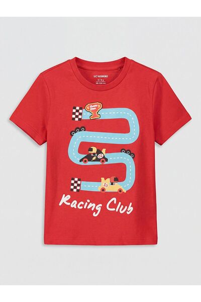LC Waikiki Printed Boy's T-Shirt