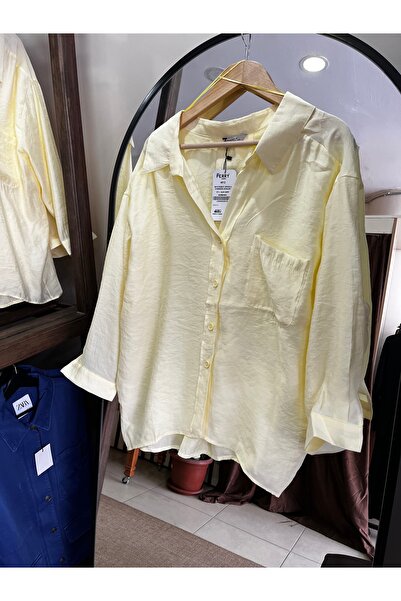MODEL Oversize Tencel Gömlek