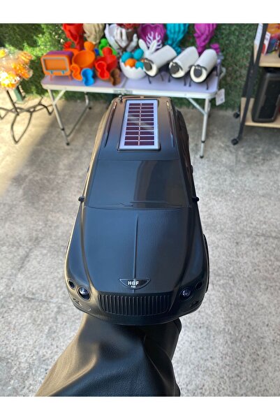 Yalçın3D Bluetooth Kablosuz Hoperlör Speaker USB/MicroSD Stereo Solar Güneş P...