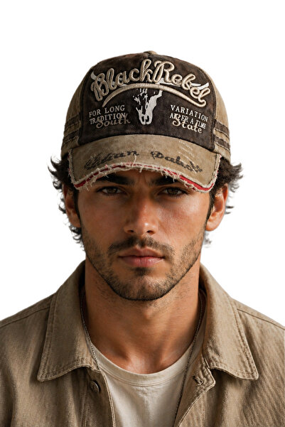 HatClub Exclusive Vintage Vintage Men's Hat Black Rebel Embroidered Street St...