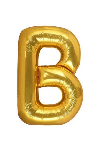 eğlencemarketi Altın 100 CM Büyük Boy Harf Balon Doğum Günü Yaş Parti Balonu ...