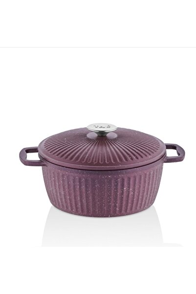tacev Taç bella cast deep 28 cm cast lid pot lilac